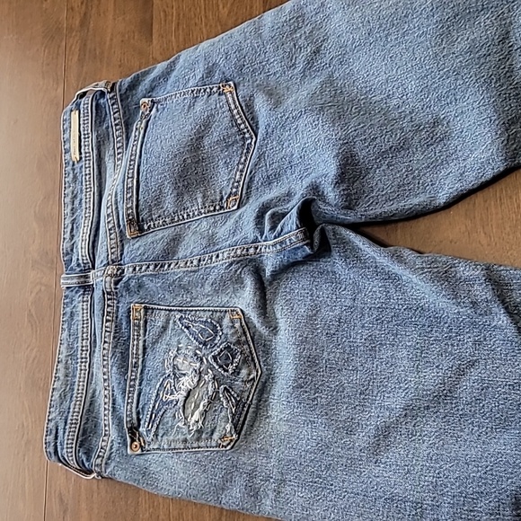 Pilcro and the Letterpress Light Blue Straight Leg Jeans - Picture 11 of 12
